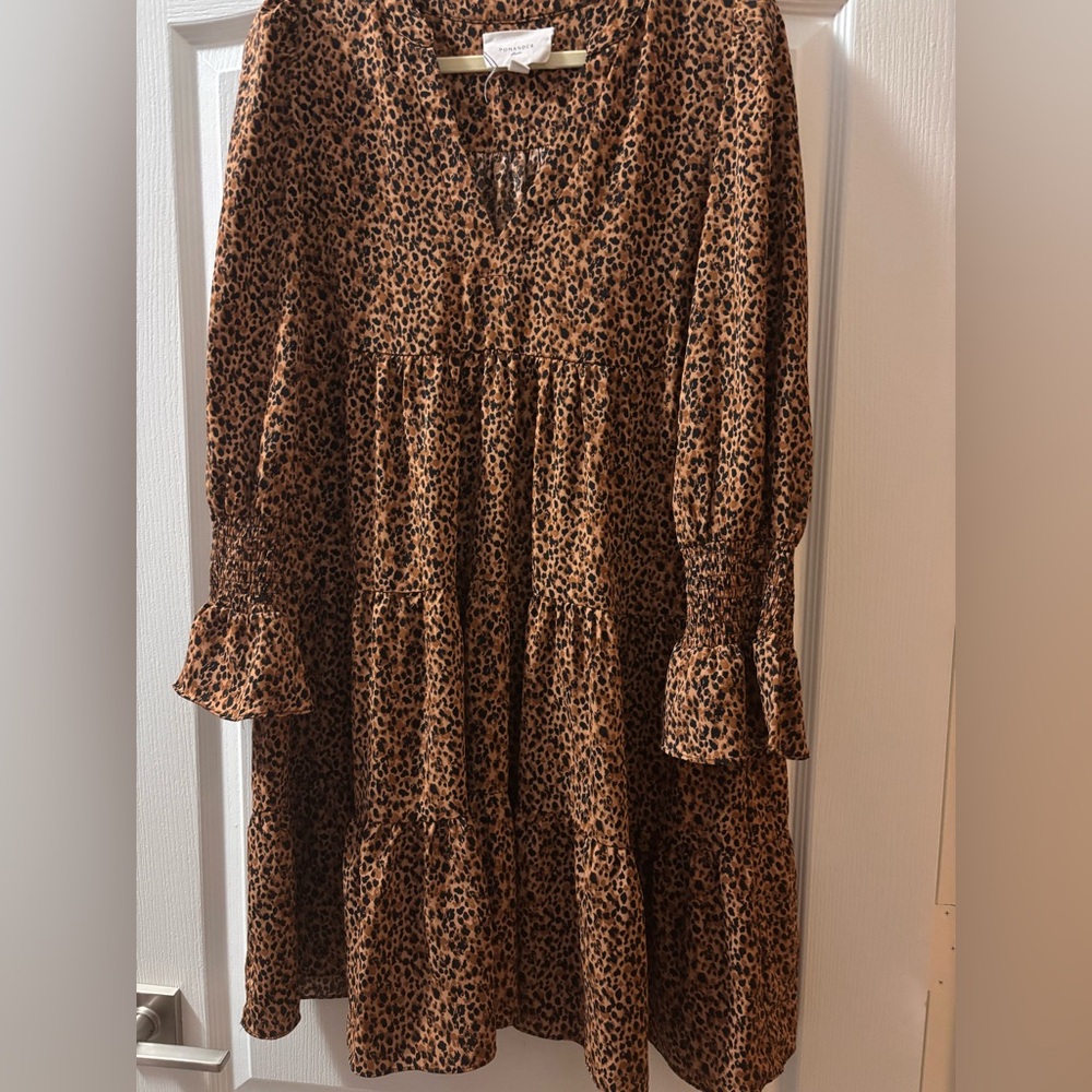 Pomander Place Leopard Kenzie Dress